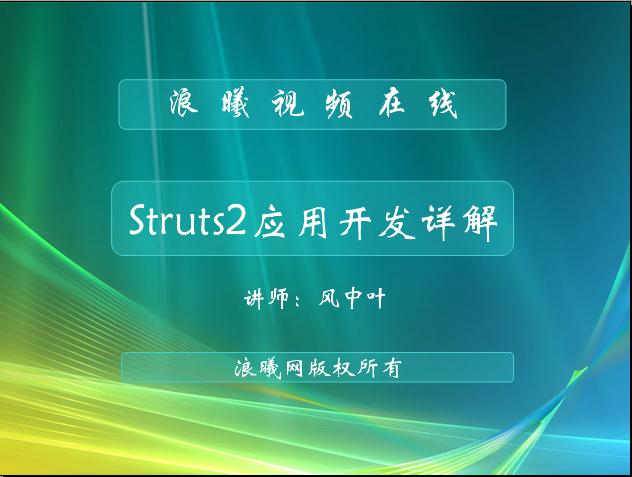 J2EE Struts 2应用开发详解系列<font color=red><b>视频</b></font>