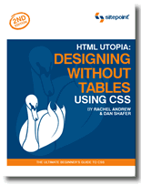 <font color=red><b>html</b></font> Utopia: Designing Without Tables Using CSS, 2nd Edition (PDF 英文版)