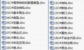 C#语法全解（语言规范，DOC <font color=red><b>中文</b></font>版）