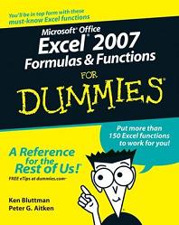 Microsoft Office Excel 2007 Formulas & <font color=red><b>fun</b></font>ctions For Dummies