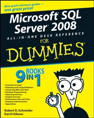 Microsoft SQL <font color=red><b>Server</b></font> 2008 All-in-One Desk Reference For Dummies (PDF英文版)