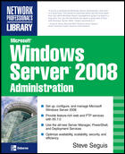 <font color=red><b>Micro</b></font>soft Windows Server 2008 Administration (PDF英文版)