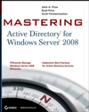 Mastering Active Dire<font color=red><b>CTO</b></font>ry for Windows Server 2008 (PDF英文版)