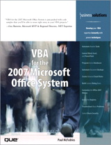 VBA for the 2007 Microsoft Office <font color=red><b>System</b></font> (PDF 英文版)