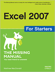 Excel 2007 for Starters: The Missing <font color=red><b>Man</b></font>ual (CHM 英文版)