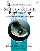 Software Security Engineering: A Guide for Project <font color=red><b>Man</b></font>agers (CHM 英文版)