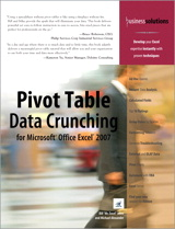 Pivot Table Data Crunching for Microsoft Office <font color=red><b>Excel</b></font> 2007 (PDF 英文版)