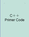 CPP Primer Code